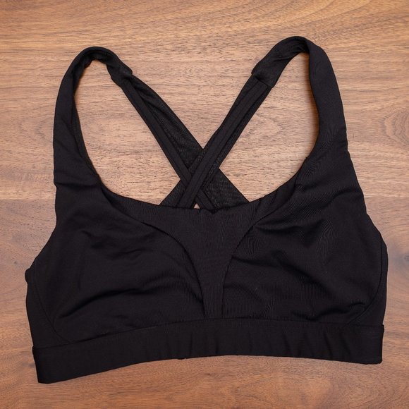 Black Lululemon Sports Bra - Size 6 - Picture 1 of 4